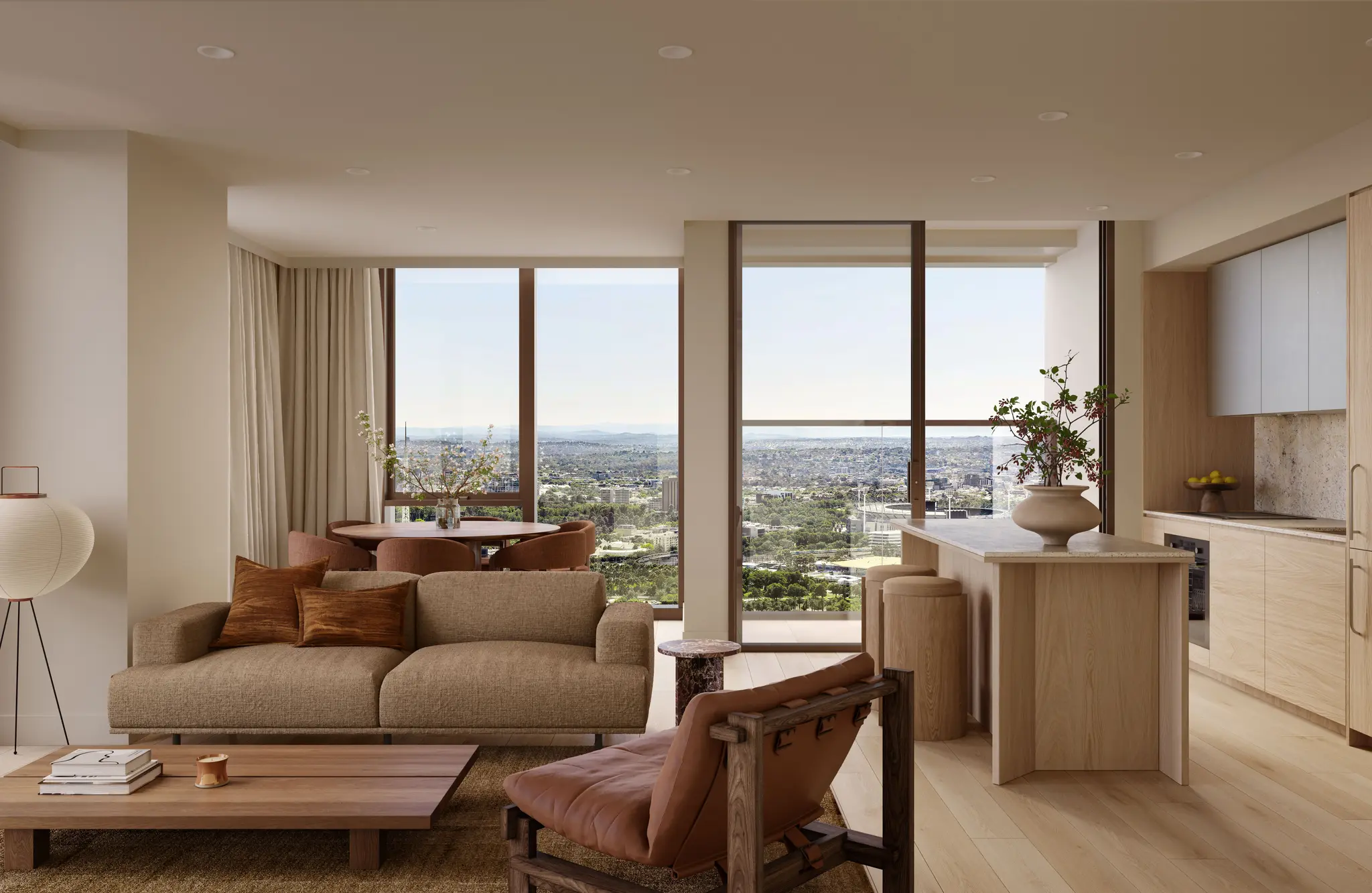 Aura Nova three-bedroom living room