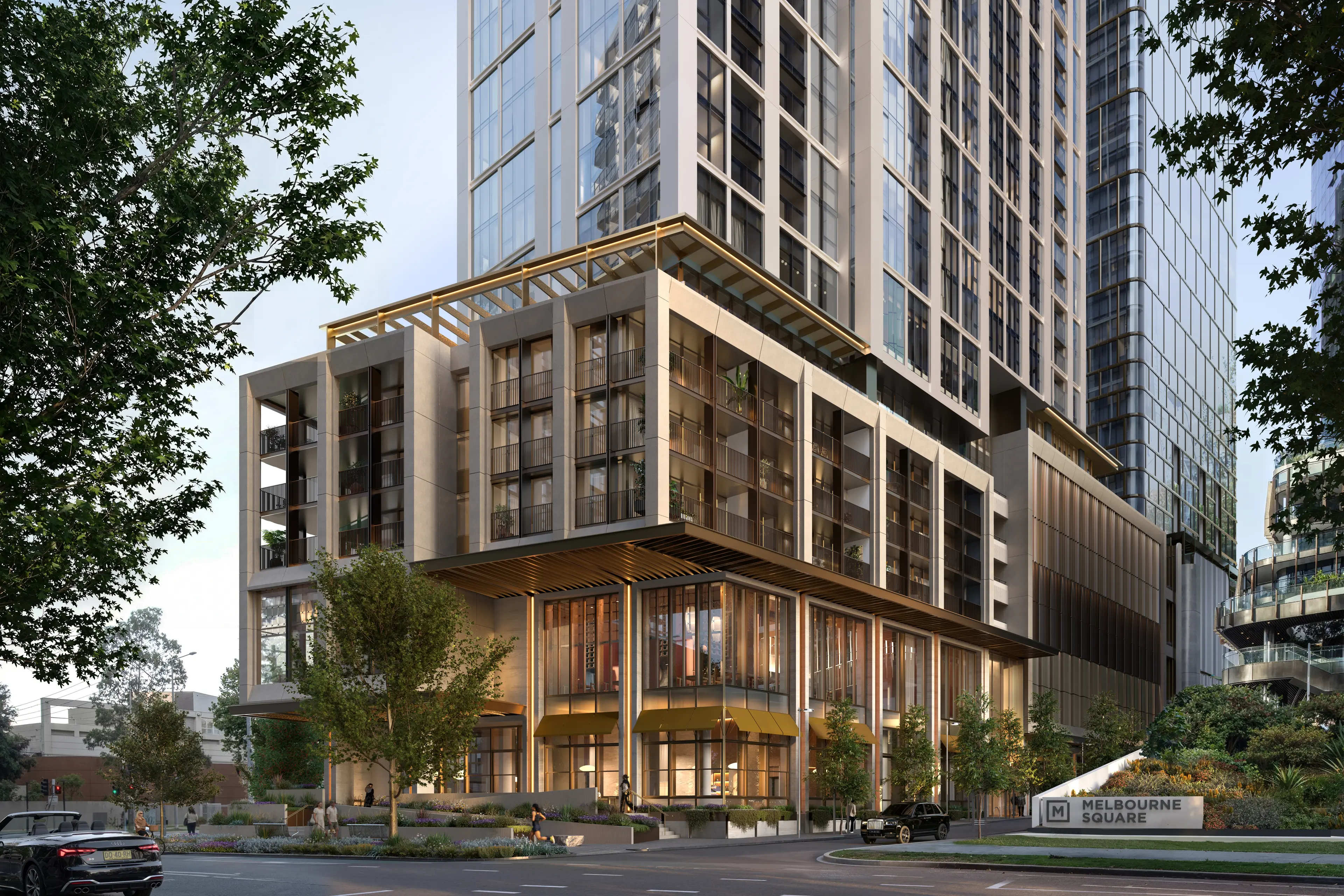 Aura podium exterior